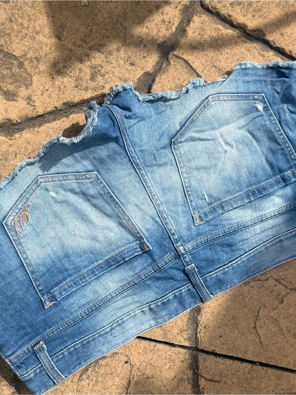 Express Distressed size 12 jean shorts